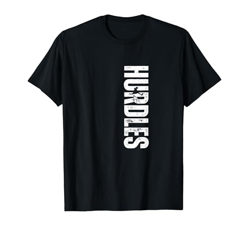 Hurdles Coach Vintage T-Shirt Men Black Large