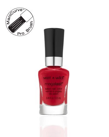 Wet 'n Wild Mega Last Salon Nail Polish I Red a Good Book (Pack of 3)