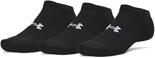 Under Armour Unisex Performance Cotton No Show Socks 3 Pack