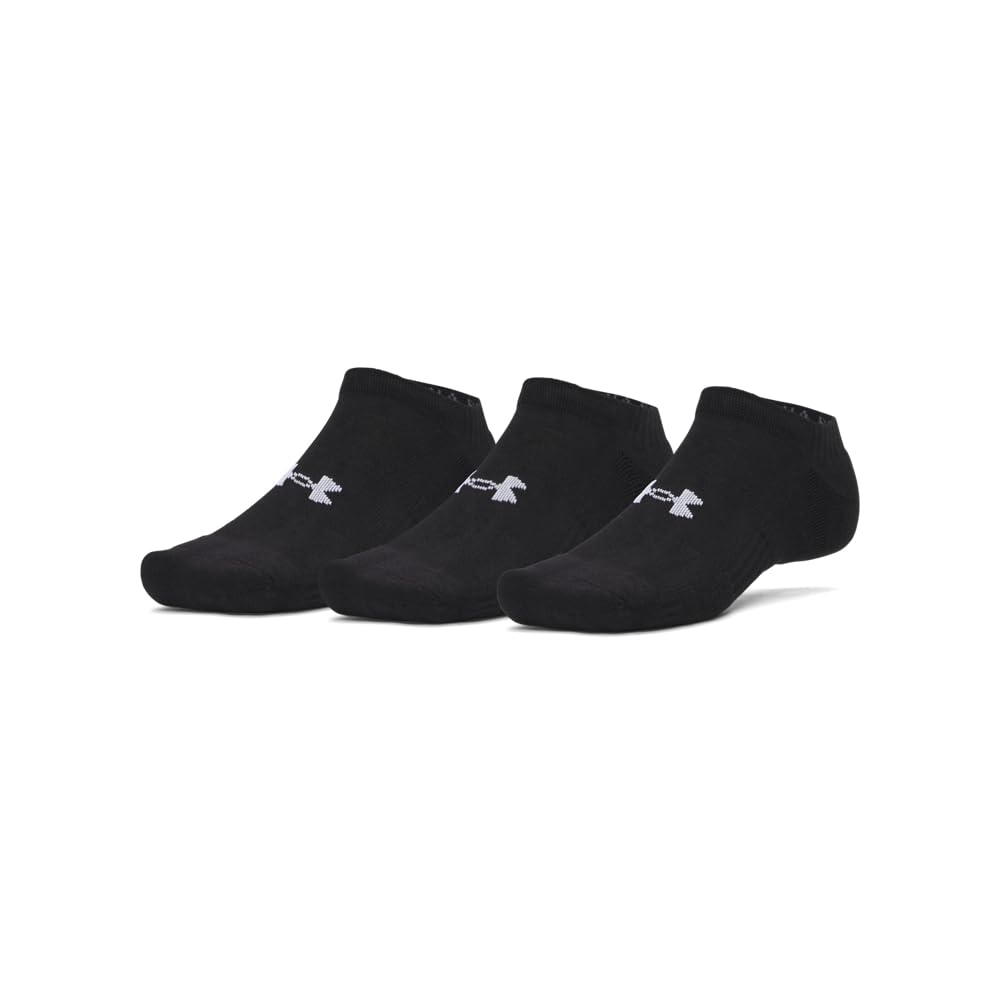 Under Armour Performance Cotton No Show Socks 3 Pack