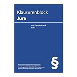 Blockerei Jura Klausurenblock mit Korrekturrand links (3)