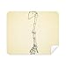Human Body Sketch Hand Bone Arm Cleaning Cloth Screen Cleaner 2pcs Suede Fabric