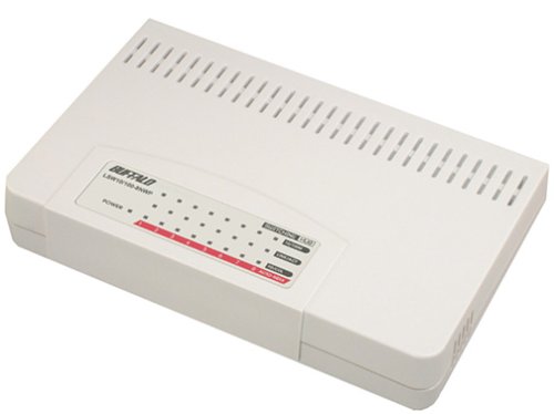 Amazon | BUFFALO LSW10/100-8NWP 8ポートスイッチングハブ