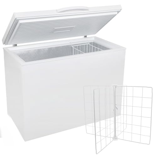 BESTYASH Freezer Organizer Divider Adjustable Chest Freezer Organizer with Breathable Layered Mesh for Refrigerator and Freezer Food and Beverage Storage 15.9X15.9X12.6 Inches