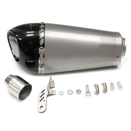 Tuyau d'échappement moto 51 mm compatible avec Z900 et connecteur de silencieux ZX6R ZX10R