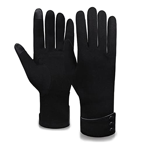 Tomily Womens Touch Screen Phone Fleece Windproof Gloves Winter Warm Wear