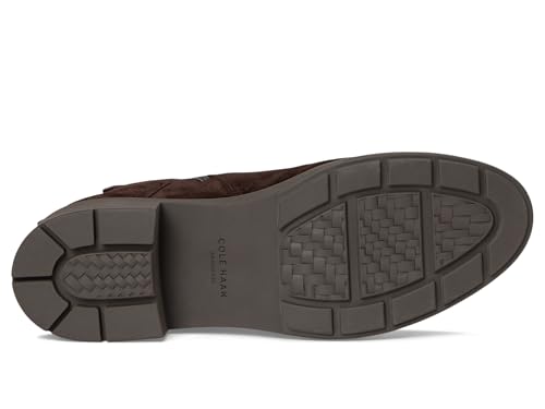 Cole Haan Cole Haan Women's Cherise Lace-Up Lug Boots, Dark Chocolate Suede Water Proof, 9.5-B US