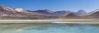 Posterazzi View of a Salt Lake in The high altiplano Laguna Blanca Potosi Department Bolivia Poster Print, (27 x 9), Varies