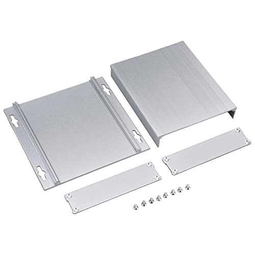 Boîtier de projet en aluminium électronique 131x130x27mm pour boîte de jonction PCB