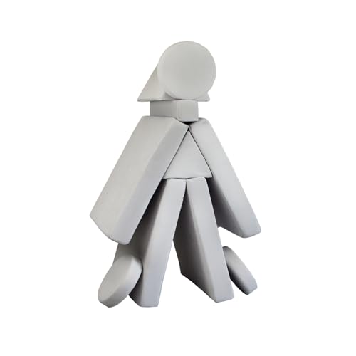 Canapé en mousse gris Soft Play Kingdom meuble sécurisé sans angle - 7