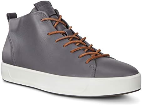 Ecco Soft 8 M, Men's Hi-Top Trainers, Grey (Magnet 1308), 7.5 UK