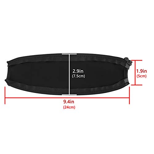 Geekria Flex Fabric Headband Cover Compatible with Beats Solo 4, Solo 3, Solo 2 Headphones, Sweat Cover - Image 3