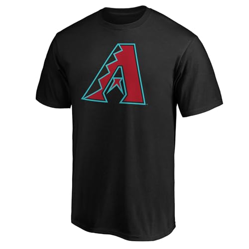 Outerstuff MLB Arizona Diamondbacks Black Kids Youth 8-20 Team Color Polyester Primary Logo Short Sleeve Official Baseball T-Shirt - Size 18-20