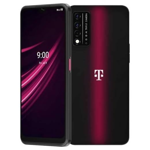 T-Mobile REVVL V+ 5G Android 64GB Smartphone - Nebula Black (Renewed) (T-Mobile Unlocked)