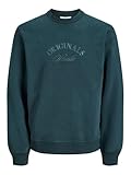 Jack & Jones Originals Sweat-shirt pour adulte, coupe ample, détail, col rond, manches longues