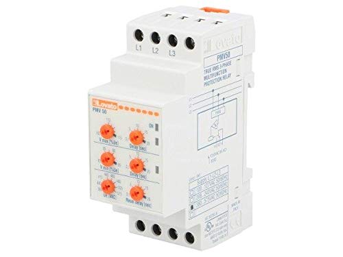 Relais de surveillance de tension LOVATO PMV50A575 avec temporisation 0,1-20s