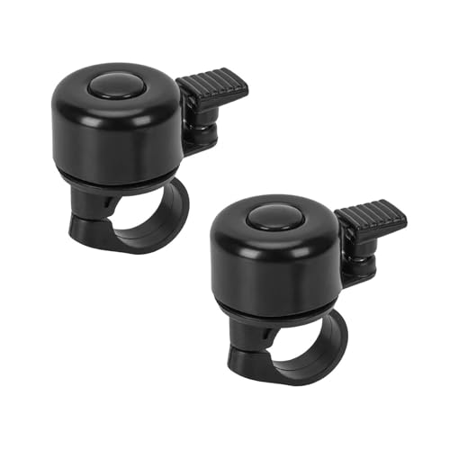 Frogetu 2 Piezas Timbre de Bicicleta,Mini Campana de Bicicleta,Accesorios Bicicleta,Sonido Fuerte y Nítido,para Bicicleta de Montaña, Bicicleta de Carretera,para Niño Adulto