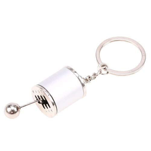 FashLady POBY CarShift s Coche FansShifter Palo Cilindros Turbo Llavero Modificado Titular Turbo Estilo de la Onda del Motor Clave: