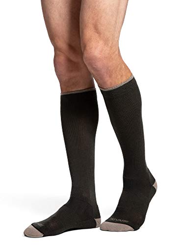 Image of SIGVARIS Men's & Women's Motion Thermoregulating Wool Closed Toe Calf-High Socks 15-20mmHg