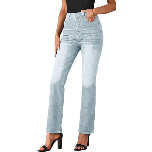 Womens Fall Clothing Straight Leg Jeans for Women High Waisted