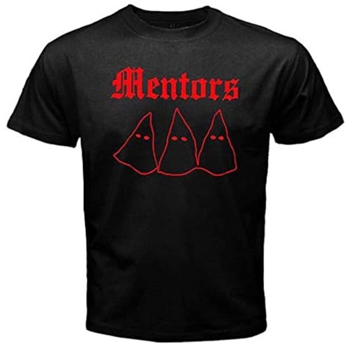 TONGHUO New Mentors Band Logo T-shirt noir pour homme, Noir , XL