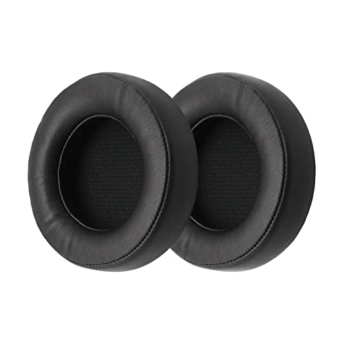 YINETTECH 1 Pair Earpads Ear Cushions Protein Leather Memory Foam Replacement Repair Parts Compatible with Corsair Virtuoso RGB Wireless SE Headphones Black