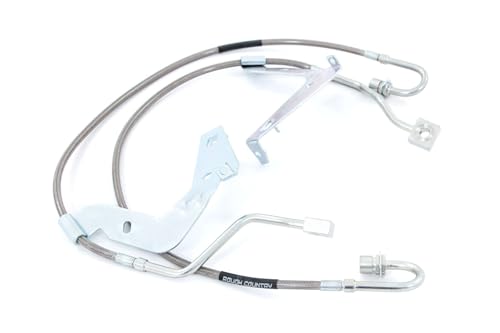 Rough Country Front Stainless Brake Lines for 2017-2022 Ford Super Duty - 89709