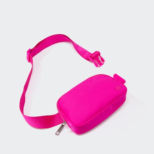Image of Pander Belt Bag for Women, Fashion Waist Packs, Crossbody Bags, Everywhere Belt Bag with Adjustable Strap (Sonic Pink).