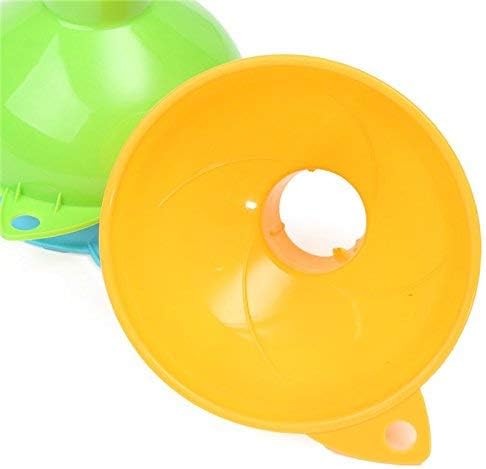 Aokshen 1Pc Household Funnel Plastic Wide Mouth Wine Large Filling Tool Canning Liquid Oil Water Jam Household Petrol Home Kitchen Barware