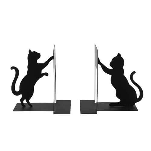 DLP - Buchstützen Katze Spieler (2 Stück)