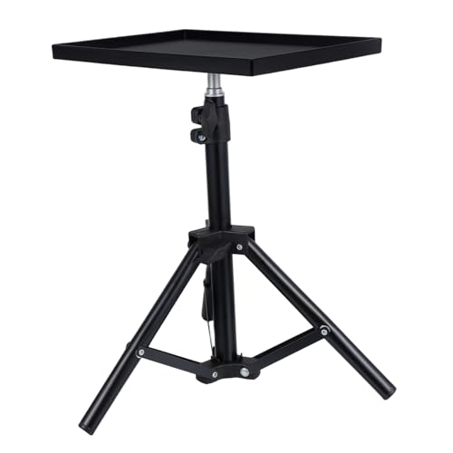 LRXIYODE Supporto Per Proiettore Regolabile in Altezza Treppiede Da Terra e Mensola Stand Per Laptop e Videoproiettore Adatto Per Home Cinema e Presentazioni