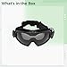 wkao Tactical Airsoft Goggles with Built-in Fan, Adjustable 3-Speed Anti Fog, Dual Lens, and Wind/Sand Proof
