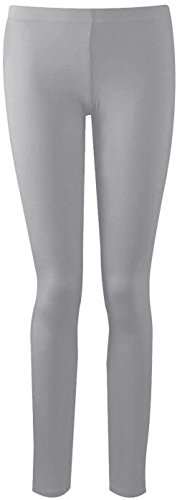 Legging gris pour femme avec taille élastique confortable