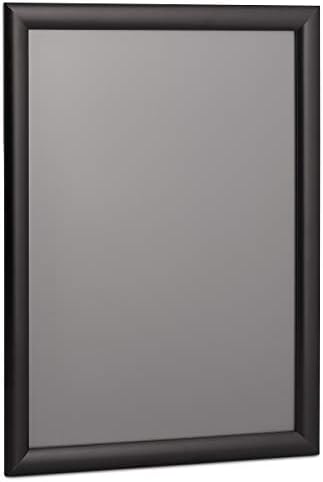 Scribble Classic Poster/Certificate Display Snap Frame, Black Anodised Aluminium 25 mm Frame (A5)