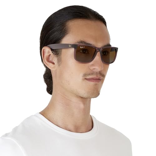 Ray-Ban RB4165 6597T5 51MM Transparent Dark Brown/Brown Polarized Square Sunglasses for Men for Women - image 7
