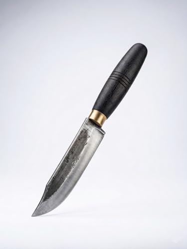 Image of Iron Kitchen Knife | Wooden Handle Meat & Fish Cutting Knife | Vegetable Cutter | Traditional Naadan Kathi-Kathi | Knife for Kitchen Use |27 * 3 * 2.5