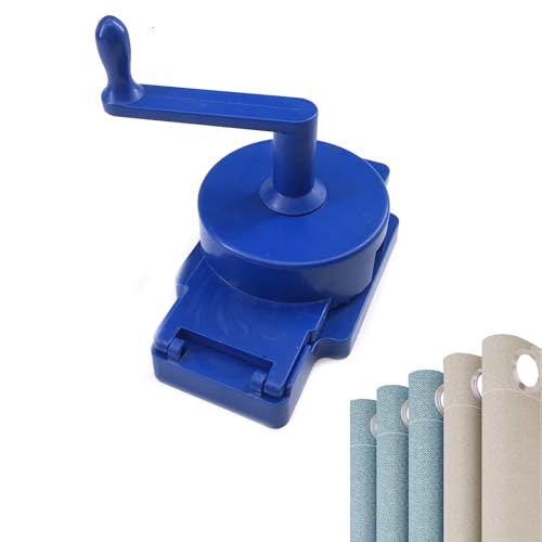 Rotary Curtain Puncher 1.9-2Inch, Adjustable Fabric Grommet Tool Kit Roman Ring Eyelet Installation Setter, Manual Hole Punch Cutter