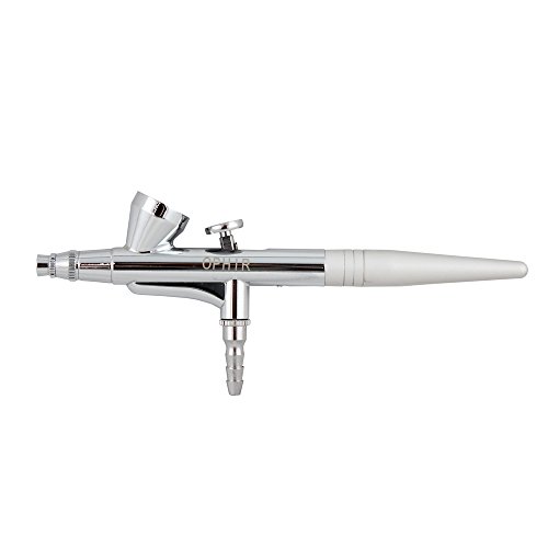 Ophir Airbrush Makeup System Kit Air Compressor Cosmetic Airbrush Makeup Set With Eyebrow Template 3 Air Brush Foundation In 1 Ounce Bottles Includes Blush, Bronzer, Highlighter And Lipstick Concealer #TOP7