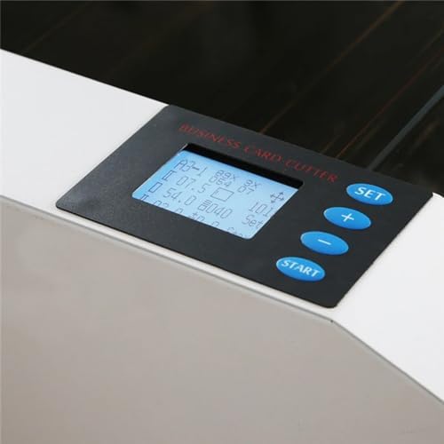Business Card Cutter, Automatic Electric Card Cutting Machine, 1000W A4 Paper Trimmer for Craft Paper, Label, Photo, and Cardstock