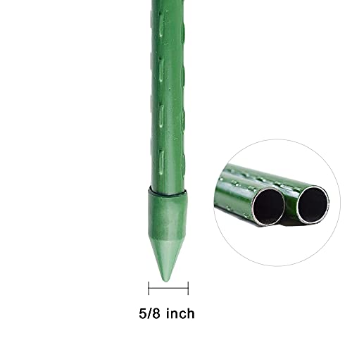 WAENLIR Garden Stakes 84 inch 7ft Sturdy Plant Sticks/Support, Tomato Stakes, Pack of 25