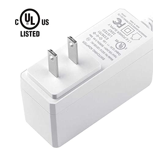 H2Omo Electric Back Massager 12V 2A Adapter For Zyllion, Viktor Jurgen, Comfier Massager Charger Adapter, 100-240V Ul White #TOP1
