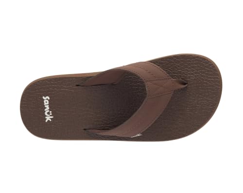 Image of Sanuk Beer Cozy IV Mens Flip Flops - Memory Foam Beach Sandals