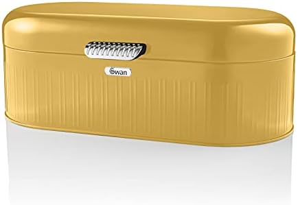 Swan SWKA1014BLN Retro Bread Bin Blue, One Size
