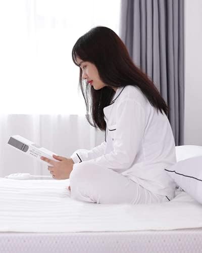 Electric Blanket, Large Heated Underblanket, Heating Pad with Fast Heating, 3 Heating Levels and Overheat Protection, 120 x 135cm, 100% Polyester, Washable, White