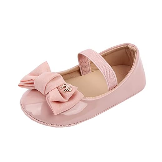 Girls' Bow Leather Shoes, Girls Black Mary Jane School Shoes Toddler Infant Kids Flat Shoes Girls Soft Sole Toddler Learning-to-Walk Shoes Leisure Princess Shoes Dress Shoes for (Pink, 2.5 Toddler)