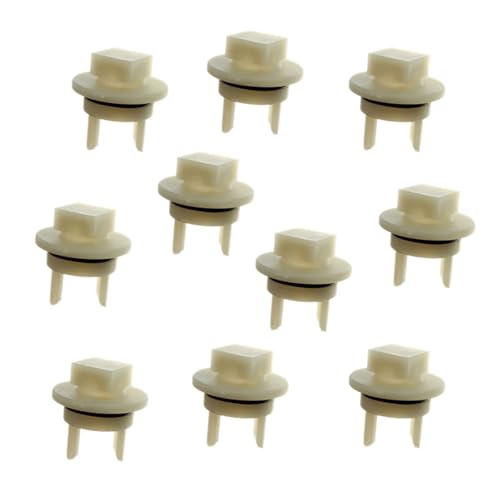 Genérico 10 Piezas de Piezas for picadora de Carne, componentes for picadora de Carne eléctrica doméstica, Juego de Engranajes de plástico 418076