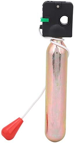Life Jacket Inflatable Bottle, Metal Material Lightweight And Portable Portable Air Cylinder Manual Operating Inflator Device Accessories For Inflatable Life Jackets Used To Inflate The Life Jacket