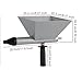 predolo Electric Mortar Grout Tool Cement Mortar with Nozzles Cement Grouting Tool, Metal Shell