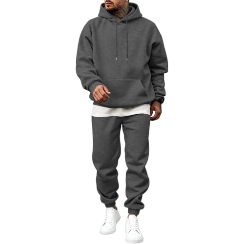 Men Jogging Suits Sets Oversized Hoodie Hoodie Set 2 Piece Outfits