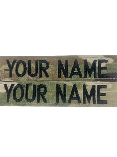 2 Pieces Custom Multicam OCP Name Tapes (Sew on or with Hook Fastener)